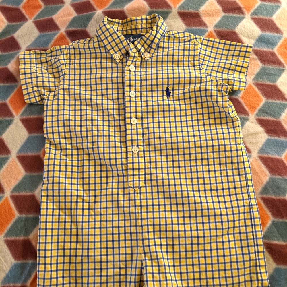 Ralph Lauren Shorts Outfit/ Onsie